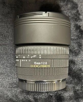 [Casi Como Nuevo] Lente SIGMA 15mm F/2.8 EX DG DIAGONAL FISHEYE para Canon EO... - Imagen 1 de 4