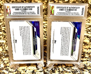 2 COOPER FLAGG Duke 2024 BOWMAN U NOW GRADED GEM-MT 10 Rookie LOT #44 & #51 - Picture 1 of 9