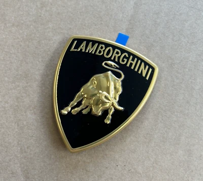 Lamborghini Type Sign Scudo Front Badge Diablo Gallardo 2004-2014 OEM 400853745D - Image 1 of 4