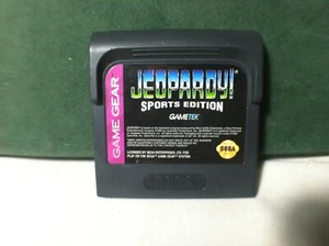 Sega Game Gear Jeopardy Sports Edition - Picture 1 of 2