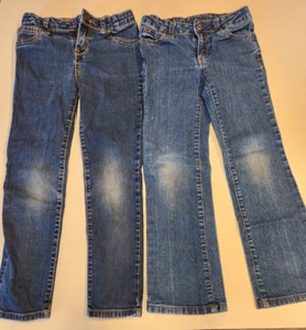 Cat & Jack Jeans size 6X Faded Glory Jeans Size 6 Good Used Condition GUC - Picture 1 of 6