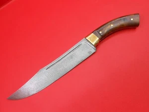 Handmade Custom Wootz Damascus Steel Bowie Hunting Knife Handle With Sheath WI13 - Picture 1 of 16