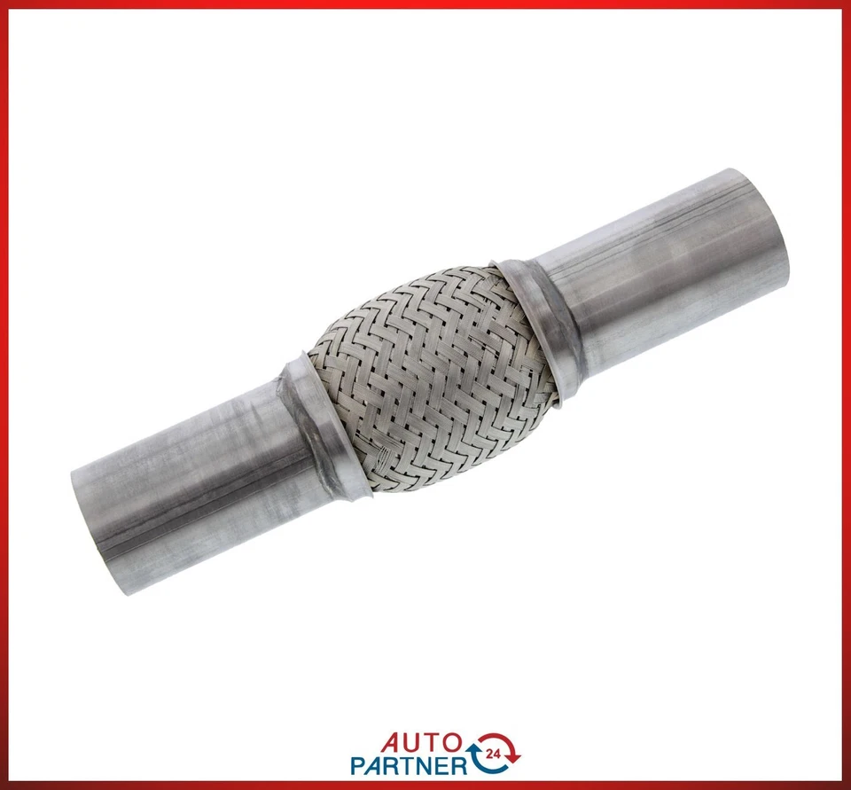 Universal Edelstahl Flexrohr INTERLOCK Ø 48 mm/Länge 100 mm/ Gesamtlänge 270 mm - Bild 1 von 1