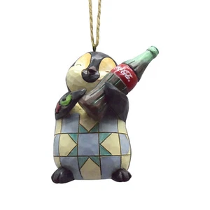 Jim Shore Coca Cola Pingüino con Botella de Coca-Cola Adorno Árbol de Navidad - NUEVO - - Imagen 1 de 2