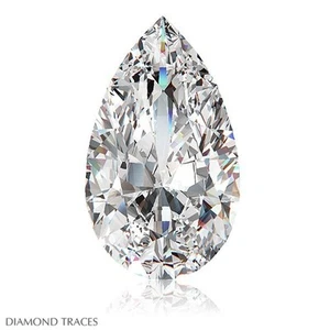 Diamante AGI 100 % genuino con forma de pera corte J-VS2 1,05 quilates talla J-VS2 7,88x5,24x3,93 mm - Imagen 1 de 4