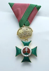 Royal Hungarian Order of Saint Stephen Knight Cross - Picture 1 of 4