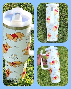 40oz STAINLESS STEEL TUMBLER - INSULATED TUMBLER W/ID. - Picture 1 of 7