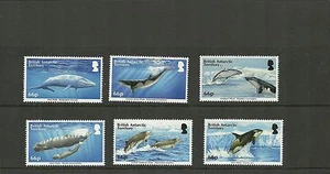 JUEGO BALLENAS ANTÁRTICA BRITÁNICA 2015-SG663-668 MNH - Imagen 1 de 1
