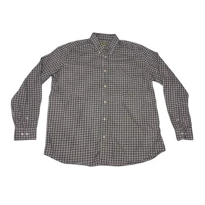 Beretta Men's XL Shirt Button Up Long Sleeve 100% Cotton Multicolor Plaid - Picture 1 of 8