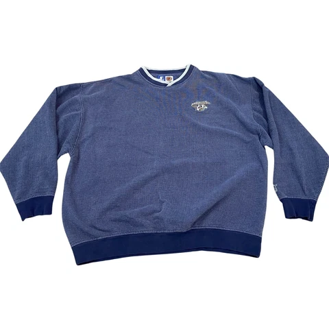 Vintage Starter Nashville Predators Starter Blue Sweater Size XL NHL Cover