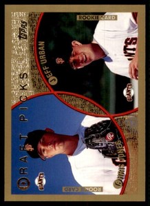 1999 Topps Chris Jones/Jeff Urban Rookie Baseball Card F #213