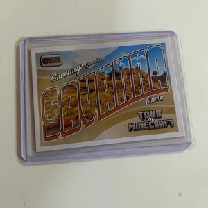 Savanna Biome - #182 - Base Set - Minecraft Trading Card - Picture 1 of 2