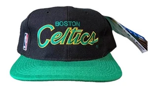 Snapback vintage anni 90 Boston Celtics Sports Specialties NBA con lacci ufficiali - Foto 1 di 6