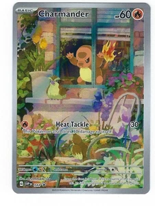 #044 Charmander Ilustración Rara | SV: Tarjetas Promocionales Escarlata y Violeta Casi Como Nuevas - Imagen 1 de 2