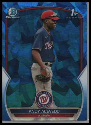 2023 Bowman Chrome Sapphire Edition #BCP-237 Andy Acevedo Prospects - Image 1 of 2