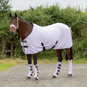SUPREME PRODUCTS Dotty Fleece Rug - Lavish Lilac - Picture 1 of 1