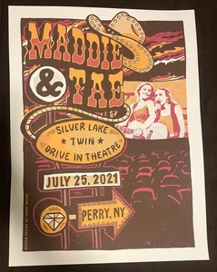 Maddie & Tar 25.07.21 Show Poster Selten! - Bild 1 von 1