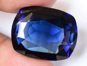 Impresionante piedra preciosa corte cojín certificado zafiro azul cachemira natural 48,45 quilates - Imagen 1 de 6