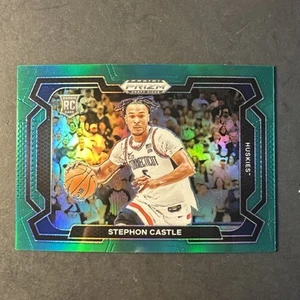 2024 Prizm Draft Picks Green Prizm Rookie Card Variation #17 Stephon Castle - Imagen 1 de 4