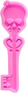 Shiny Glossy Halloween Skull Key Skeleton Key Shape Silicone Molds for DIY Craft - Picture 1 of 12
