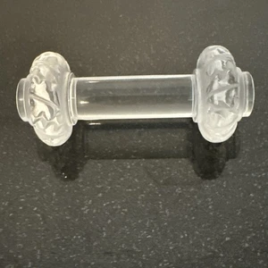 Vintage Lalique firmato Francia cristallo vetro manubrio bastone coltello resto - Foto 1 di 10