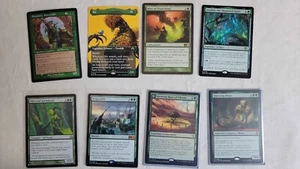 Magic The Gathering 45 GREEN Card Bundle(Modern And Vintage) Mythic, Rare, Foils - Picture 1 of 7