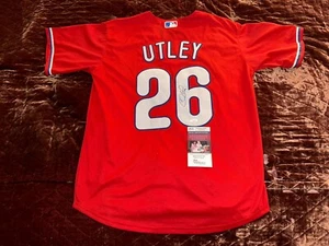 Chase Utley signed handsigniert Philadelphia Phillies Trikot JSA COA - Bild 1 von 5