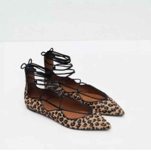 Las mejores ofertas en Zara Mujer Estampado Animal Parte superior de cuero  | eBay