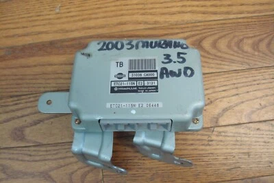 Módulo de control de transmisión Nissan Murano 2003 OEM TCM TCU 31036-CA000 Foto 1 de 4