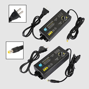 Adjustable DC Power Supply Adapter Charger Variable Voltage 3-36V 1.7A 60W WR