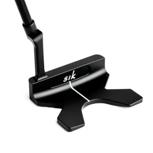 SIK FLO M Line Back Flange Matte Black RH Golf Putter Choose Hosel Length & Grip - Picture 1 of 29