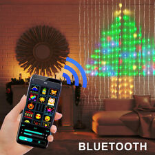 Smart LED Curtain String Light App Programmable DIY Fairy Lamp Christmas Decor