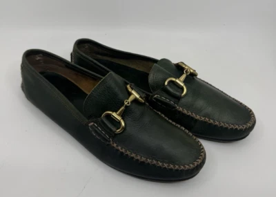 Hunter Green Arfango for Wilkes Bashford Men's Bit Driver Leather Shoes 41.5" - Image 1 of 4