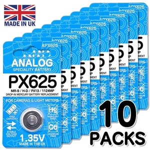 PX625 MR-9 HD PX13 MRB625 1.35V Mercury Battery [10 PCs] Film Camera MADE IN UK - Picture 1 of 5