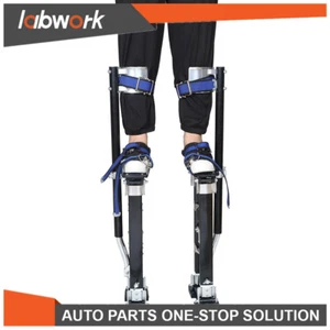 Labwork Black Adjustable 18”-30” Drywall Stilts Tool For Painters Walking Taping - Picture 1 of 16