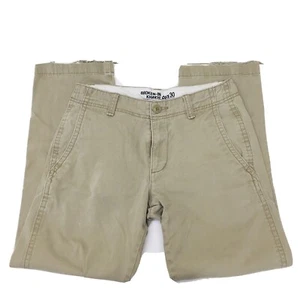 Junior Boy's OLD NAVY Sz 28x30 Broken-In Khaki Cotton School Uniform Pants Good‼ - Picture 1 of 9