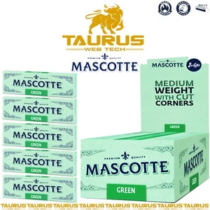 2500x MASCOTA Esquina Corte Verde PAPEL RODANTE Rizla Fumar Filtro de BULL BRAND - Imagen 1 de 3