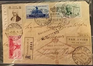 1934 - Volo Roma Mogadiscio - Da Viareggio - Imagen 1 de 1