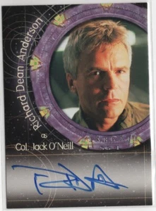 Stargate SG1 Premiere Autograph Richard Dean Anderson as Col Jack O'Neill - Picture 1 of 1