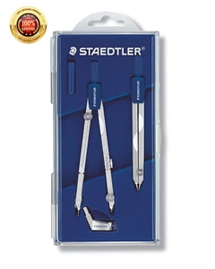 New Staedtler Mars Basic 554 Compass Set Kit with Hard Plastic Case 554 T11 - Picture 1 of 3
