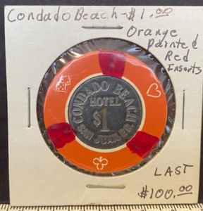 Puerto Rico, San Juan, Condado Beach Hotel, Casino Chip, 1,00 $ - Bild 1 von 4