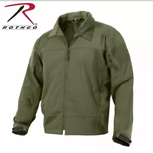 Rothco Covert Ops Light Weight Soft Shell Jacket S Olive Drab Green Tactical - Picture 1 of 9