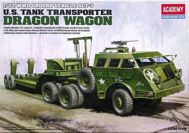 Academy Hobby 13409 U.S. Tank Transporter M26 DRAGON WAGON 1/72 - Image 1 of 1