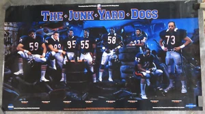 Vintage Poster 1985 NFL Chicago Bears " The Junk Yard Dogs" - Picture 1 of 4