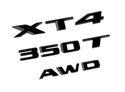 Cadillac XT4 2020-2025 emblemas traseros en negro GM OEM NUEVO 42890391 Foto 1 de 3