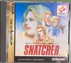 Konami SEGA SATURNGame SNATCHER Released in 1996 USED From JAPAN