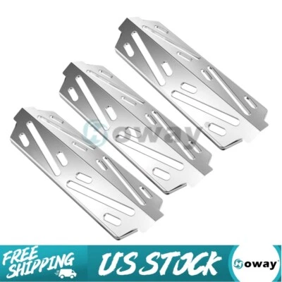 Deflectores de calor de acero inoxidable para Weber Genesis II serie 300, paquete de 66685, 3 Foto 1 de 4