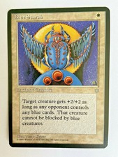 BLUE SCARAB- Uncommon {ICE AGE} MTG Magic The Gathering- NM