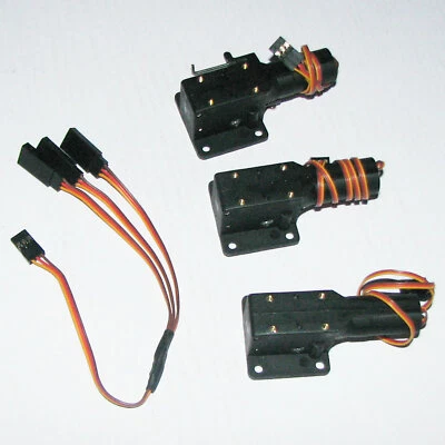 FlyFly part FF1-106 Electric Retract complete set RC Model Airplane Landing Gear - Image 1 of 4