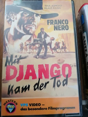 VHS RARITÄT: FRANCO NERO in MIT DJANGO KAM DER TOD (1967) - Bild 1 von 2